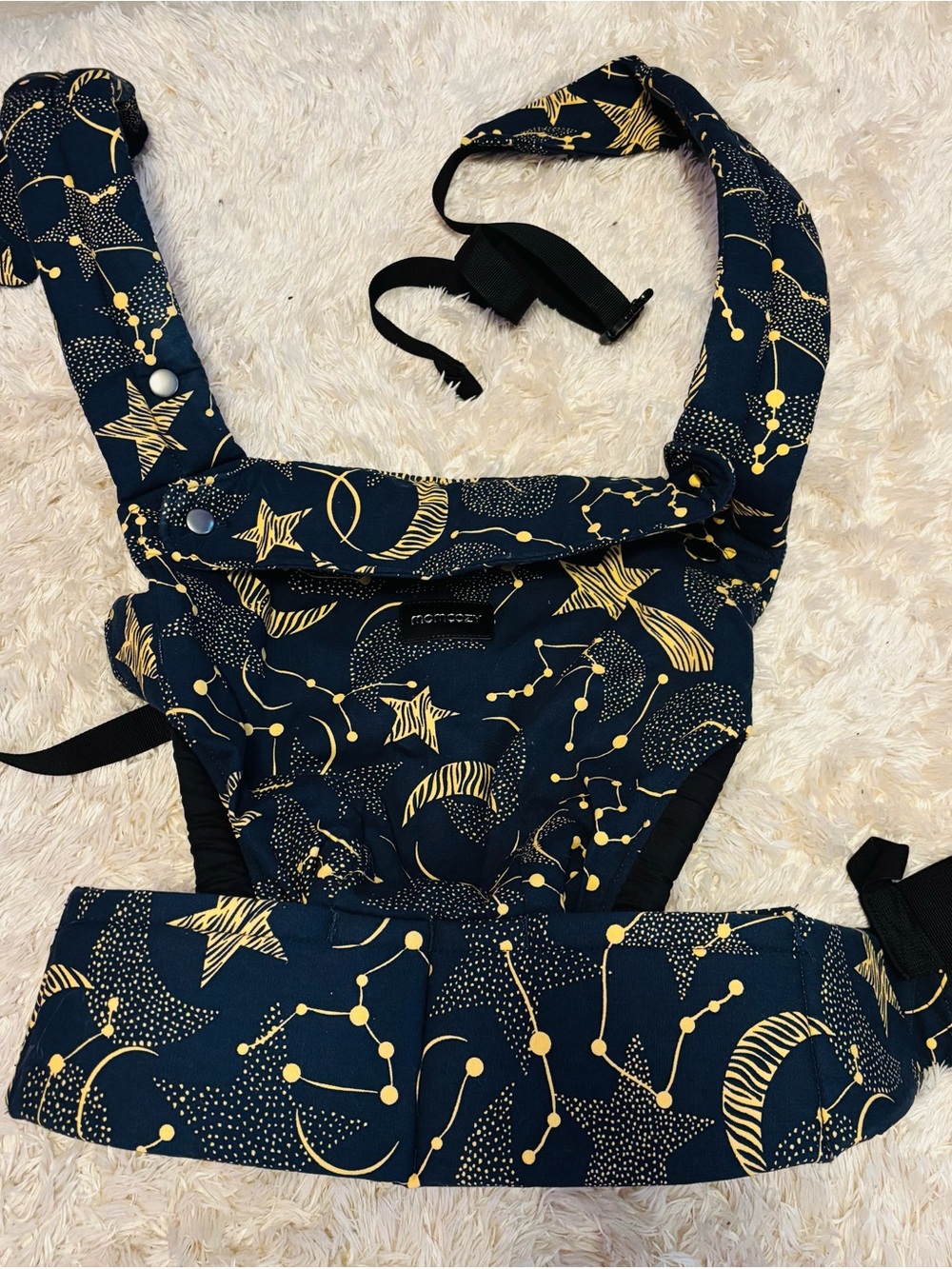 Momcozy Navy  Carrier with Gold Star & Constellation Print